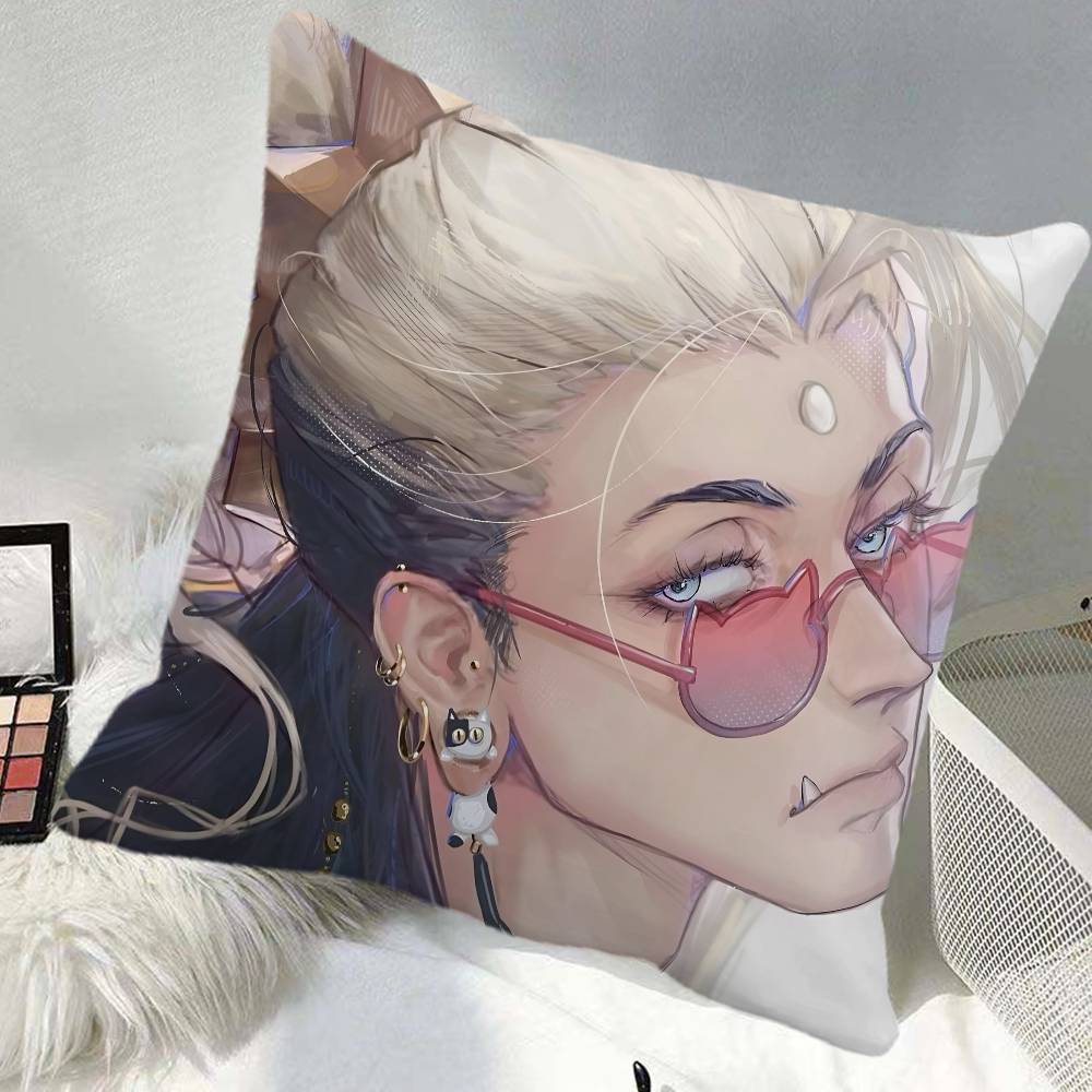 Anime Record Of Ragnarok Buddha Pillow Case Square Pillow Bedroom Sofa Leisure Comfort Cushion Car Home Decoration