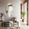 Modern Irregular Organic Asymmetrical Mirror for Bathroom, Living Room, Elegant and Stylish