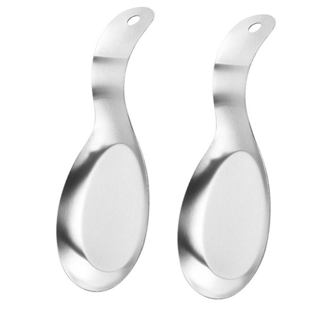 2 шт. Держатель кухонной утвари из нержавеющей стали, штабелируемый держатель для лопаток, подставка для ложек, органайзер для плиты
