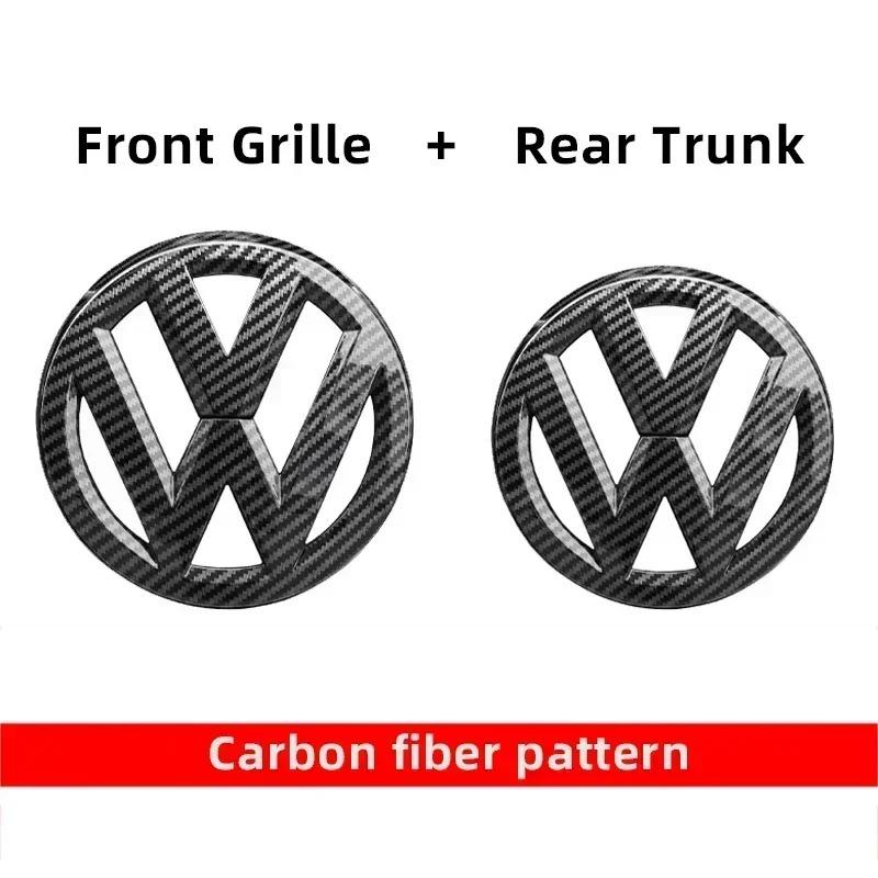 O3Car Logo Front Grille Rear Trunk Decoration Sticker Accessories For Volkswagen VW GTI Golf 6 7 8 Polo VW CC Passat Tiguan T-ROC