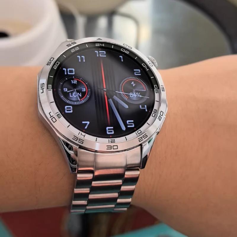 Официальный ремешок без зазора для Huawei Watch GT6 GT5 GT4 46 мм Металлический ремешок из нержавеющей стали для Huawei Watch GT6 46 мм Ремень