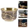 Vintage Dragon Pattern Tea Cups Zinc Alloy Luxury Crafts Teaware Cup For Tea Drinkware For Drink Tea Water
