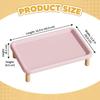 Automatic Feeder Stand, Elevated , Wooden Cat Food Rack for Cats and Dogs