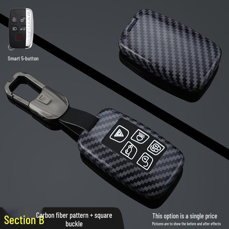Чехлы для ключей, совместимые с Land Rover Discovery Sport, Range Rover Evoque, Velar, Freelander, Defender и Jaguar.