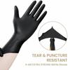 100/50/20PCS Black Nitrile Gloves Disposable Thick Powder Free Cleaning Gloves Textured Kitchen Household Mechanic Tattoo Gloves