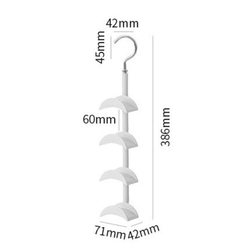 Multifunctional Arched Hanger Hook 360 Degree Bag Storage Hook Durable Handbag Wall Shelf Closet