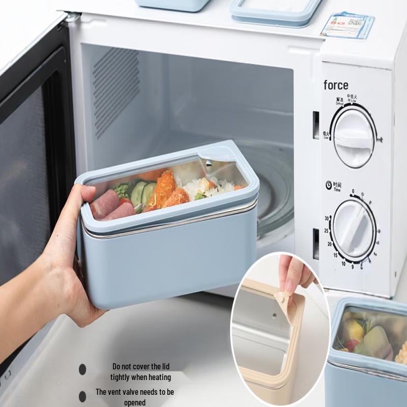 Контейнер для хранения продуктов Ruhan со стеклянной крышкой