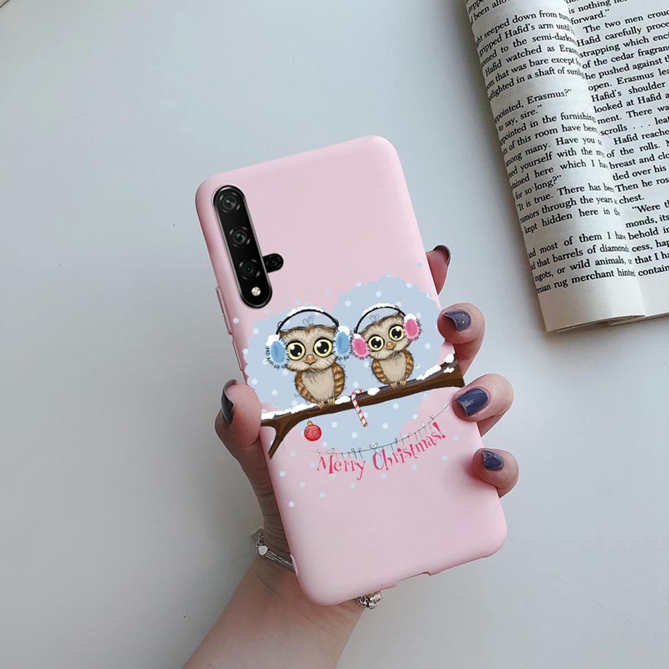 Чехол для Honor 20 Мультяшки Сердце Любви ТПУ Funda Для Huawei Honor 20 Pro Lite YAL-L21 YAL-L41 20S MAR-LX1H Задняя Крышка Чехол для Телефона