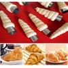 Stainless Steel Croissant and Pastry Molds - Cream Horn Baking Cones