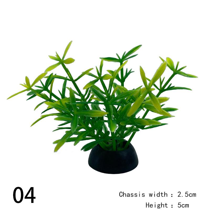 Artificial Plants Fish Tank Decoration Aquarium Decorative Ornaments Simulation Water Weeds Leaves Grass Plant Accessories