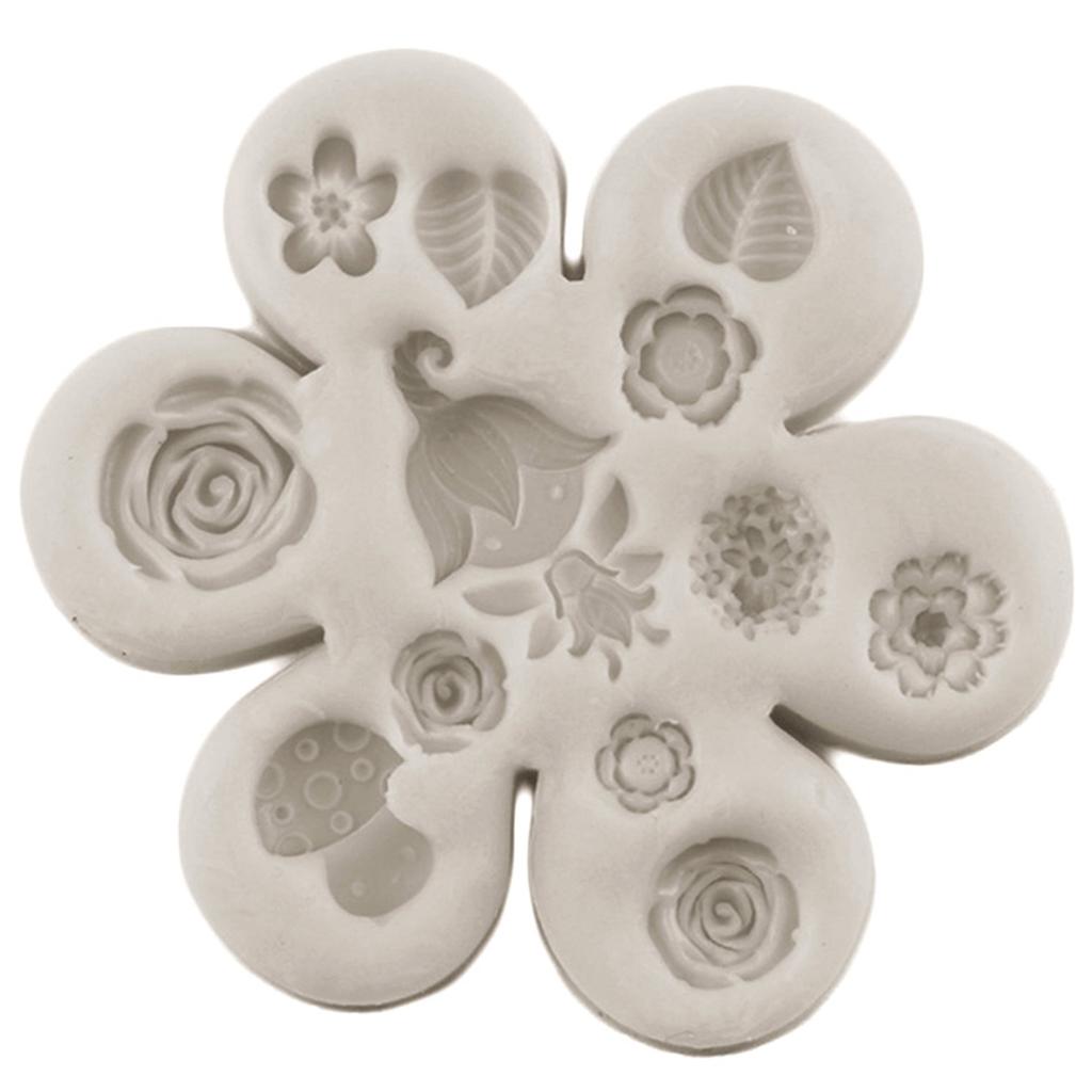 Сказочный сад, гном, домашние силиконовые формы, дверные и оконные формы для помадки, цветы, грибы, украшения торта, кексы, конфеты, шоколадные формы