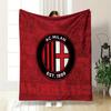 Red Bird Flame Soccer Designed Flannel blanket for bedroom, living room, sofa, and nap