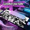 Custom Name Personalized Lionel Messi Pattern Mousepad, Laptop PC Desk Mat, Decorative Desk Mat for Home Keyboard Pad Gift