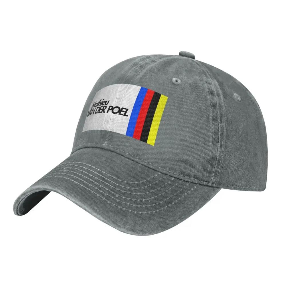Mathieu Van Der Poel Baseball Caps Snapback Denim Hats Outdoor Adjustable Casquette Sports Baseball Cowboy Hat for Unisex Women
