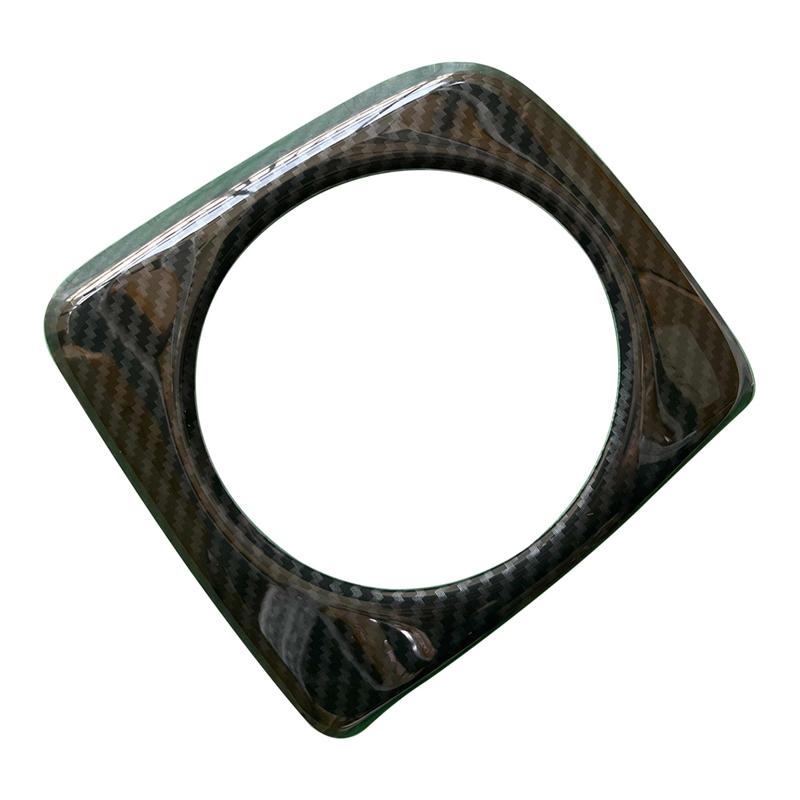 Carbon Fiber Style HIPS Interior Console Gear Shift Panel Cover Trim Frame Fit For Honda Civic 2006 2007 2008 2009 2010 2011 AT
