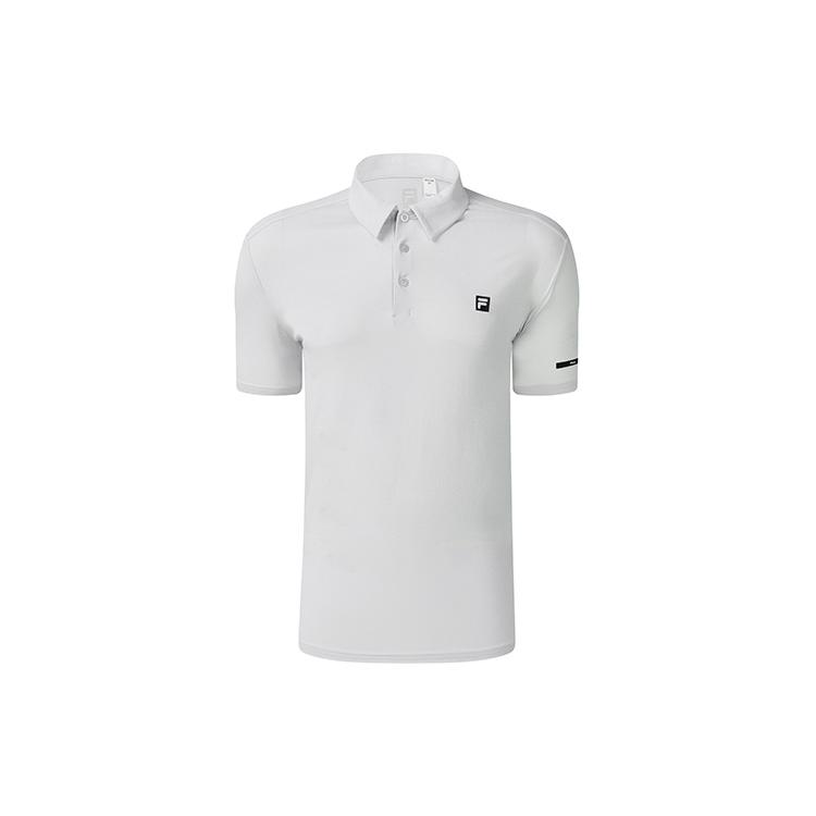 FILA Athletics Polo Shirts Men's Earth Gray Polo Collar Moderate Straight Fit A11M231121F-GY