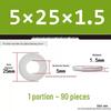 Extra Толстая оцинкованная плоская шайба, круглая, M3-M62