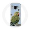 Case for Samsung Galaxy A8 Plus Parakeets Birds Green