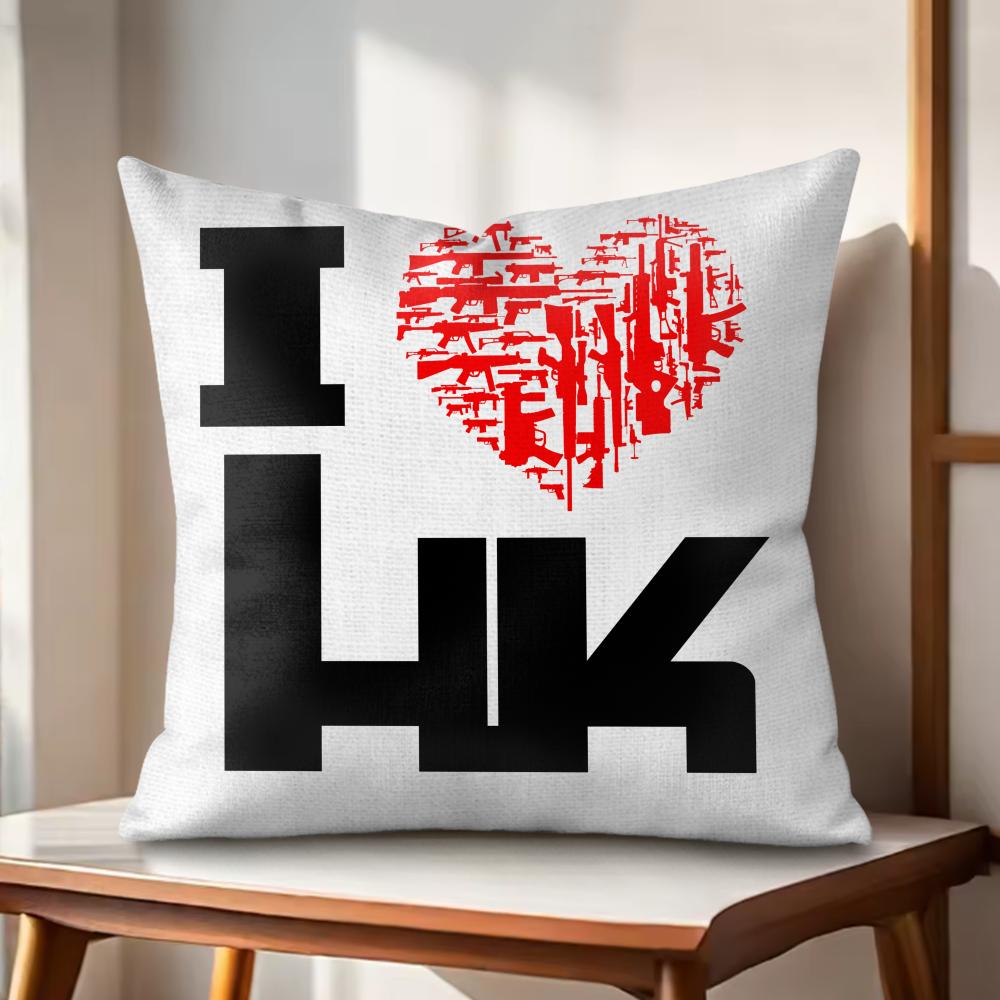 HHecklerKKochs Чехлы на подушки для дивана из натурального льна, органической ткани, с двусторонней печатью, для дома