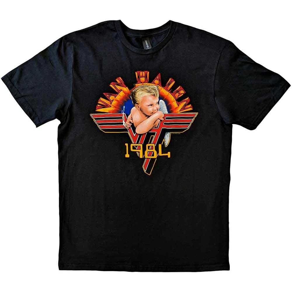 Унисекс Футболка Van Halen: Херувим '84 (X-Large)