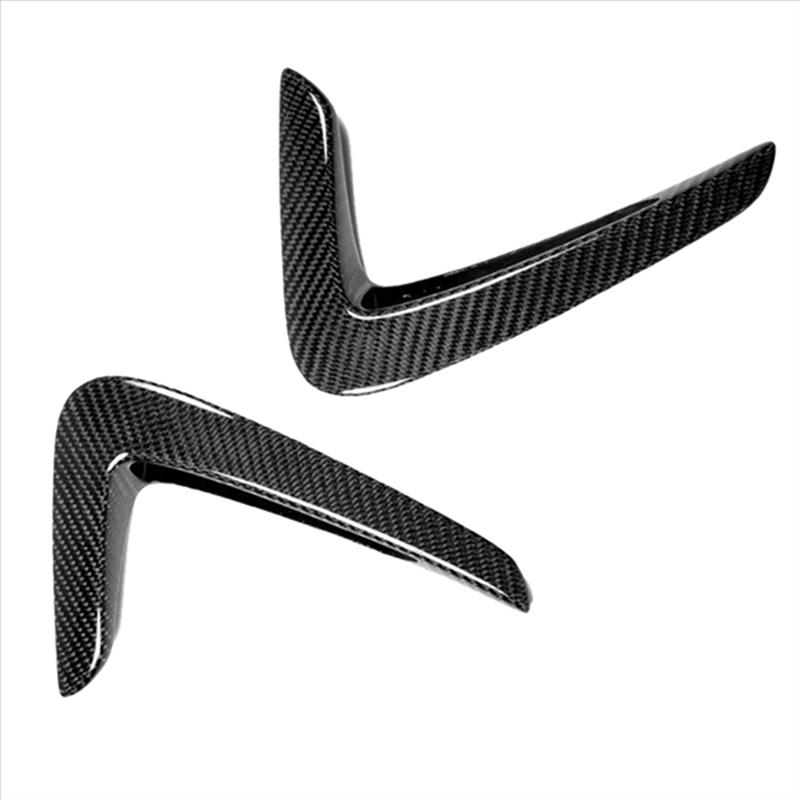 Real Carbon Fiber Fender Trim Side Body Intake Grille Fender Air Vent Cover For-BMW F32 / F33 / F36 4-Series 2014-2017