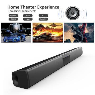 Портативная звуковая панель объемного звучания, беспроводная Bluetooth-звуковая панель для телевизора с сабвуфером, система домашнего кинотеатра