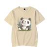 Милые футболки с принтом панды для женщин, летние милые повседневные футболки с короткими рукавами и круглым вырезом, женские креативные персонализированные топы
