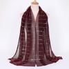 Female Shawl Solid Color Silk Scarf New Scarves