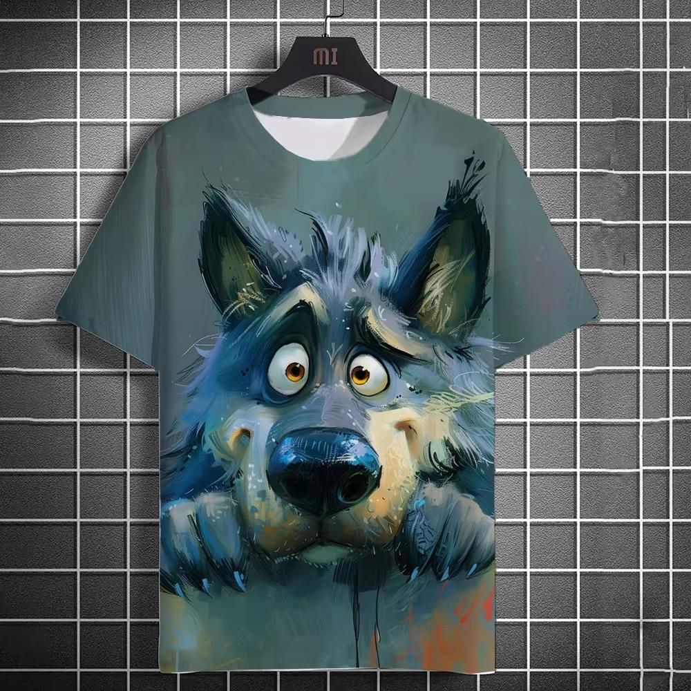 Японская футболка для мужчин Футболки с изображением механических персонажей Футболки с коротким рукавом и принтом Футболки для активного отдыха Мужская одежда больших размеров Топы