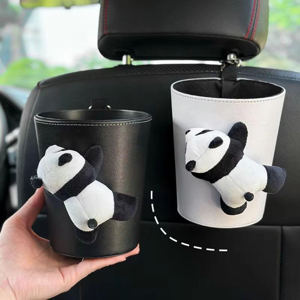 Air Vent Organizer Auto Rubbish Bag Cute Car Wastebasket Large Garbage Storage Bucket Auto Outlet