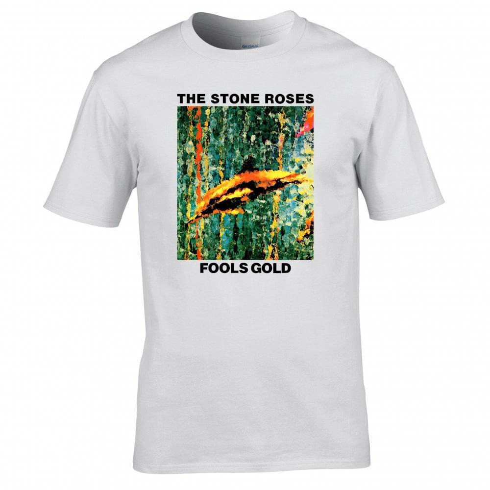 Stone Roses Fools Gold Tshirt 80s Indie Madchester Band Tee Unisex Xs2xl