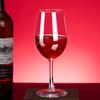 QINGPINGGUO Wine Glasses, Stemmed Cups, 350ml, Set of 6, Lead-Free Glass Bordeaux Wine Glasses, Grape Wine Glasses, Cocktail Glasses