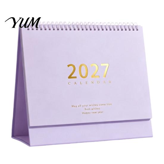 Hardcover Table Calendar Desk 2026-2027, Oct 2026-Dec 2027 14-Month Calendar, Large Academic Planner for Students Desktop Planning, Organizing