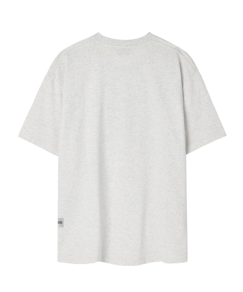 BROMPTON LONDON Picnic Graphic Half Sleeve T-Shirt - M/Grey (P262Uts132)