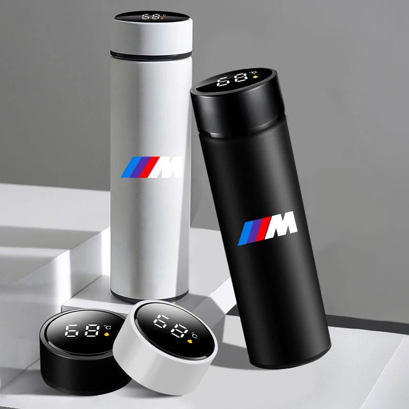 BAAD1 500ml Stainless Steel Car Emblem Intelligent Temperature Cup Coffee Cup For BMW X1 X2 X3 X5 X4 X6 X7 M3 M4 M5 F20 F40 F30 F34