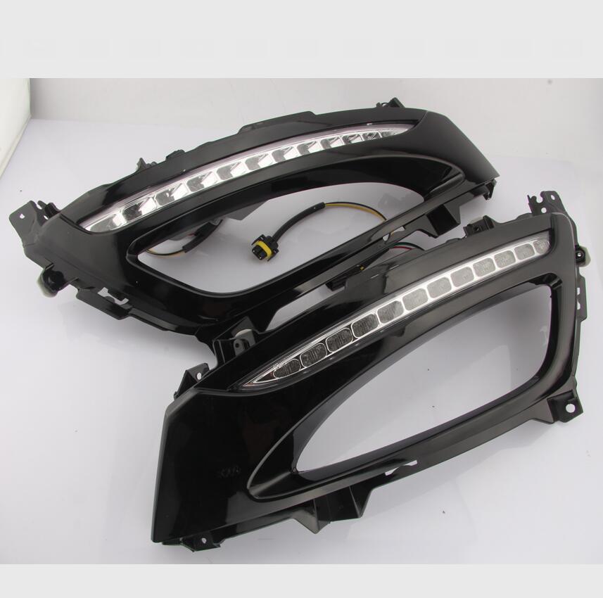 Kia K5 (2011-2013) Сборка дневных ходовых огней и противотуманных фар