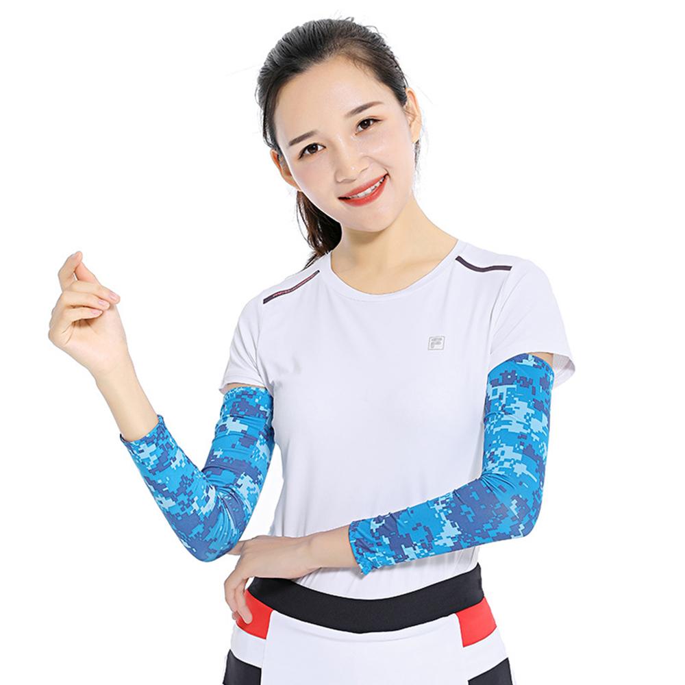 Exposed thumb Basketball Summer Cooling Running Sun Protection Arm Sleeves Arm Cover Outdoor Sport
