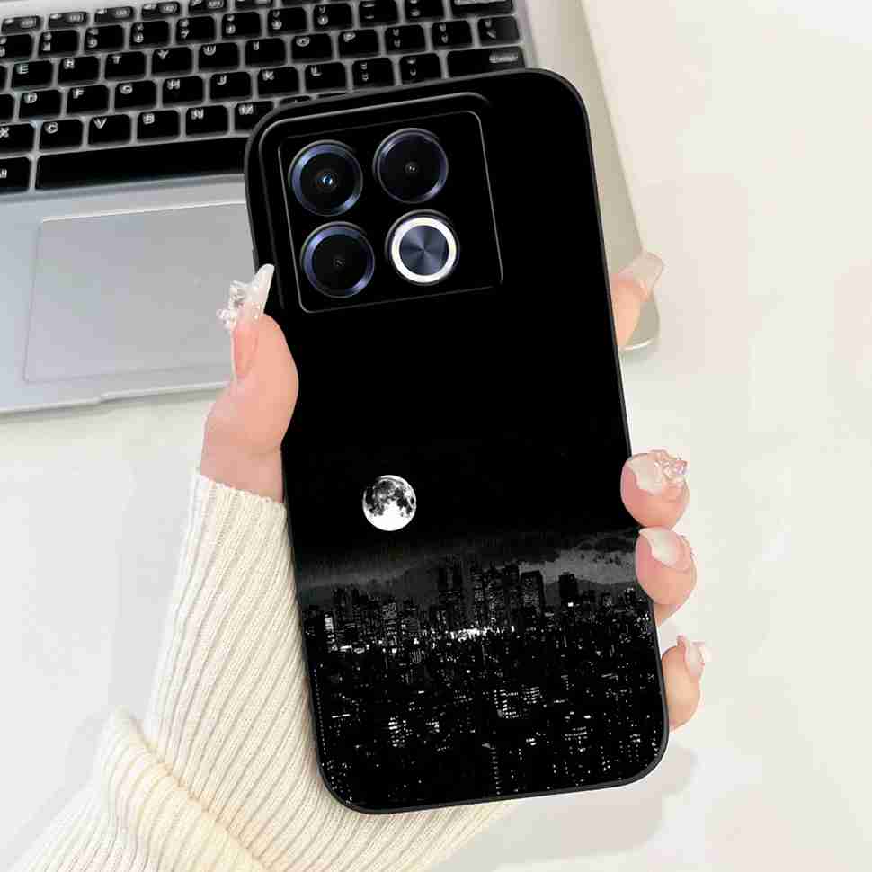 Cute Lovely Cat Silicon Case For Infinix Note 40 5G X6852 Shockproof Funda Back Cover For Infinix Note 40 X 40X Note40 5G Bumper