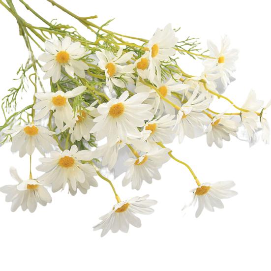 5 Heads Artificial Flower UV Resistant Silk Colorful Fake Flower Decor Handcraft