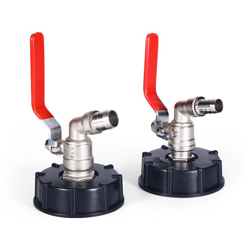 IBC Tote Adapter: S60*6 to 3/4-Inch Brass Water Tap Valve Fitting