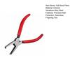 5 Inches Burr Removal Flat Nose Pliers Precision Nail Extraction Guitar Repair Tool with 45-Degree Tip Angle