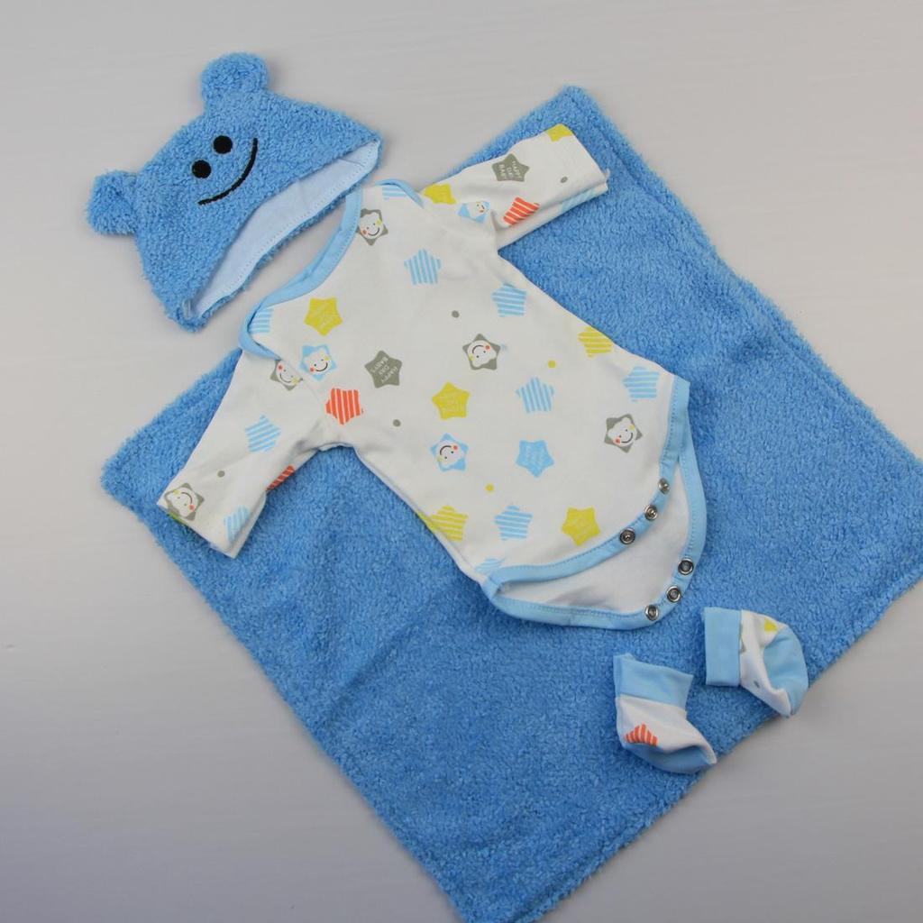 KEIUMI Lovely Doll Dress Suit For 17-18 Inch Reborn Baby Doll Clothing Strip Shirt Doll Suits Children Xmas Birthday Gifts