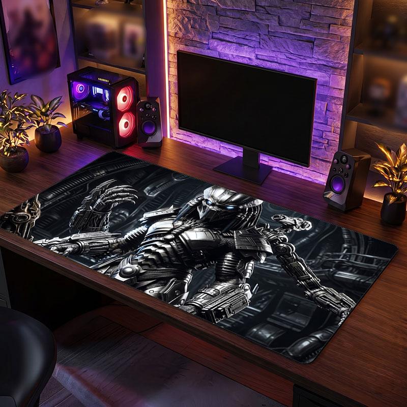 Big Mouse PadPredator Extended Soft Desk Mat Gaming Office Computer Table Decor Mat