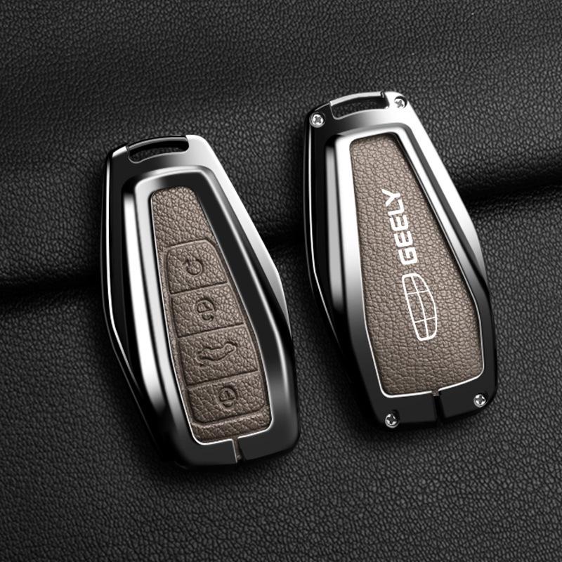 Чехол для ключа Geely: Совместимо с моделями Emgrand, Xingyue L, Boyue, Xingrui, Icon, Binyue, Coolray, Vision X6 GS.