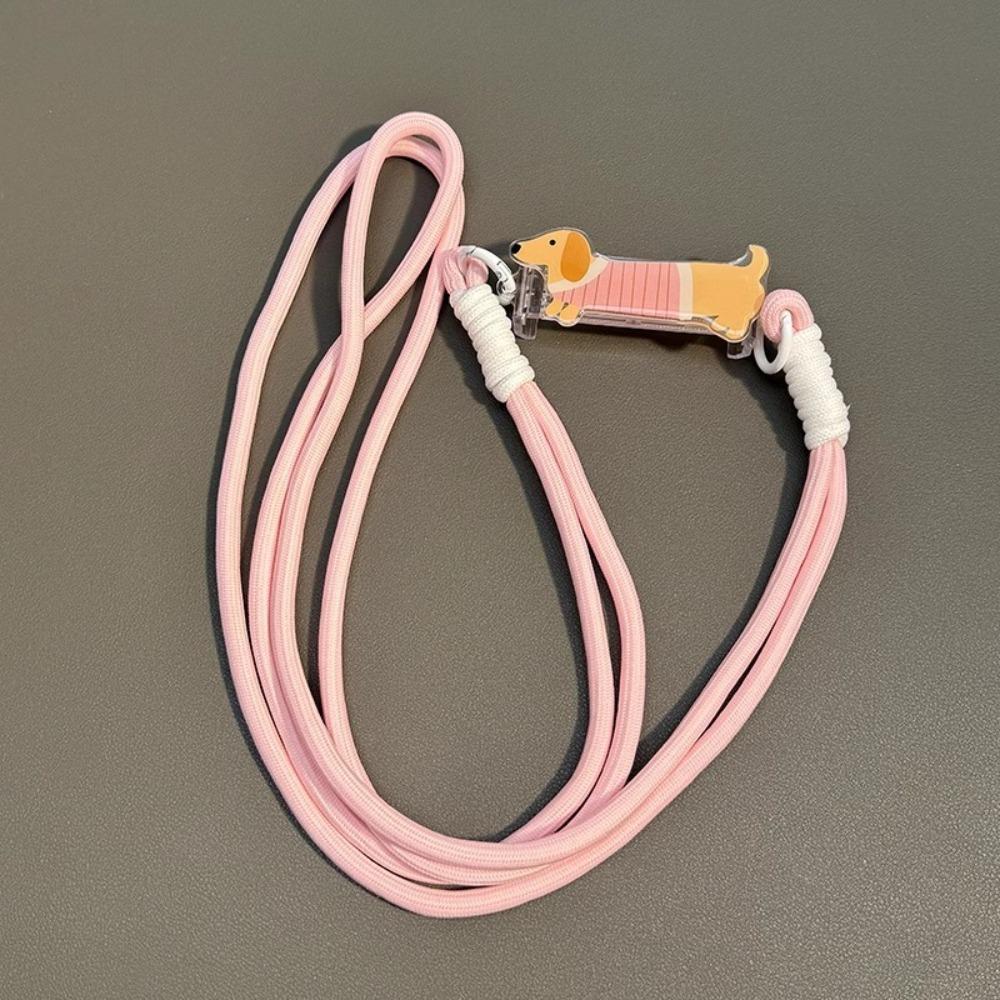 Cat Dog Mobile Phone Lanyard Shoulder Carrying Phone Back Clip Holder Hanging Ornament