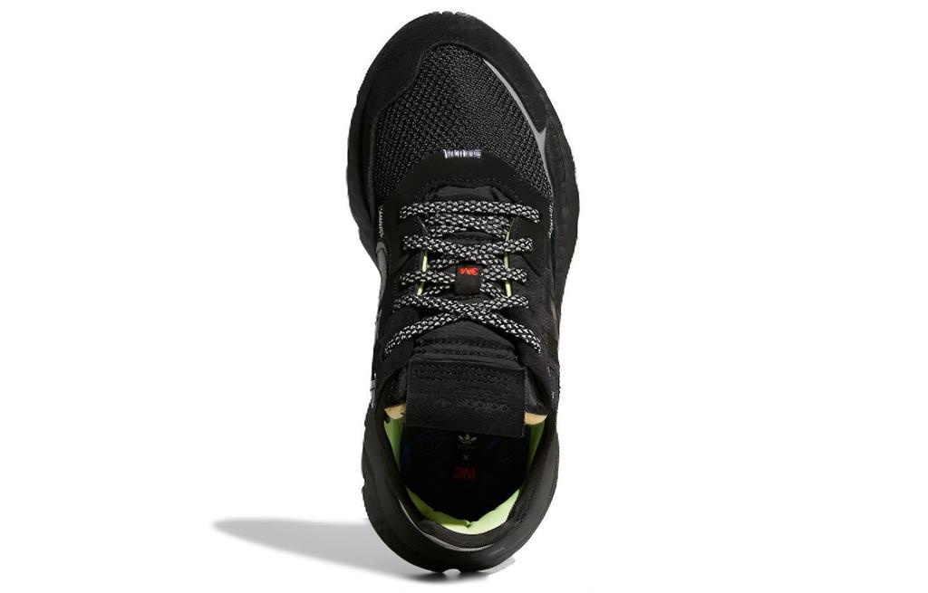adidas Originals Nite Jogger J Низкие Детские Lifestyle Кроссовки Черные Подростковые EE6489