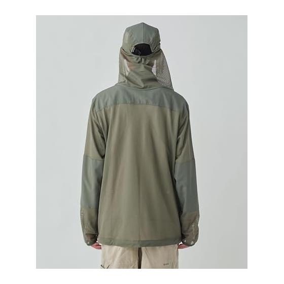 Б/У Новый [Snow Peak] Кепка-сетка от насекомых Insect Shield размер 2 ОЛИВКОВЫЙ AC-25SU003 Кемпинг Отдых на природе Фестиваль