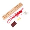 Climbing Fingerboard Wooden Hangboard Portable Climbing Pull Up Bar Grip Strengthener for Rock Climbing Practice