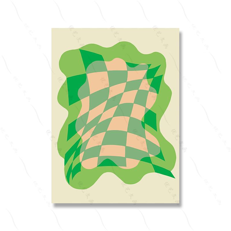 Flower Poster Wall Art Home Decor Funky Black White Smiley Modern Colorful Canvas Painting Living Room Maximalist Boho Picture