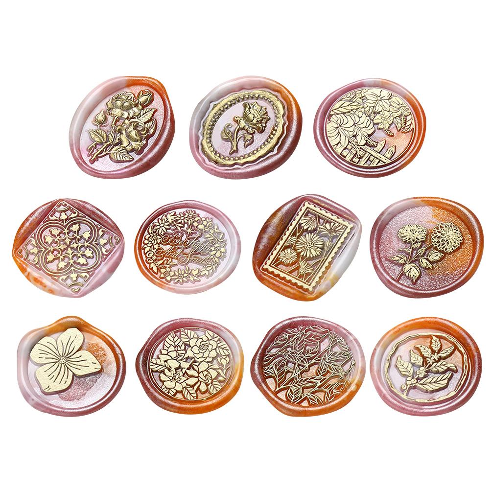 DIY тисненая печатная головка, декоративная восковая печать, головка штампа для упаковки, скрапбукинга